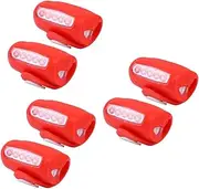 2 Pcs Bicycle Light Bike Headlight Taillight Bike Light LED Strobe Lights LED Warning Light