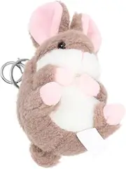 [BESTYASH] Key Chain Pet Cute Plush Cuddly Oddball Groomsmen Keychains for Car Keys Wallet for Keys Car Pendant Sloth Dog Key Rings for Car Keys Keychain Accessories Stuffed Alloy Pink