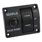 SEAFLO Bilge Pump Panel Switch LED 3-Way Rocker Switch W/ Circuit Breaker 12/24V