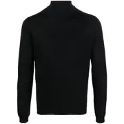 [Goes Botanical] Goes Botanical Fine-knit Merino Jumper I NUMERIC BLACK
