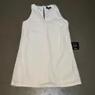 NWT Lulus Near or Bar Barbell Creme Plunge Shift Mini Dress Women's Size XS