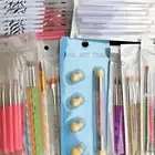 Nail Art Brushes Design Set Dotting Painting Drawing Polish Pen Tools Kit