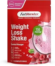 Naturopathica FatBlaster Raspberry Flavour Weight Loss Shake 465 g