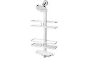 OXO 3 Tier Aluminium Shower Caddy Bath Rack Hanging Rust Proof