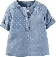 [Carter's] Girl's Chambray Woven Top (3m)