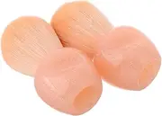 WOFASHPURET 2pcs Dust Brush Blush Brush Dust Powder Remover Powder Cleaner Manicure Clean up Tools Nail Art Cleaning Tools Pink Artificial Fiber