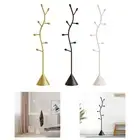 Coat Rack Clothes Holder Bedroom Modern Coat Tree Vertical Entryway with 7 Hooks