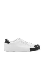 GUESS White Low-Top Paxi Sneakers Size: 12