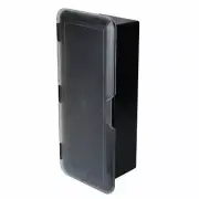 Fire Extinguisher Storage Box Black, 1kg Fire Extinguisher Container, Clear Lid