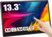 13.3 Inch Portable Monitor Touchscreen Display 1920x1080 PC Screen HDMI VGA VESA