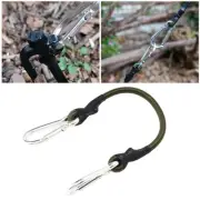(M)Bungee Cords Heavy Duty Elastic Rope Straps With Carabiners For Roof JJ