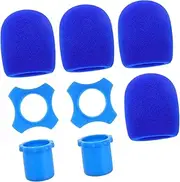 Abaodam 1Sets Reusable Microphone Covers Foam High Elasticity Windscreen Protection for Handheld Mic Easy to Clean Bottom Rod Sleeve for Ktv Interviews and Recording