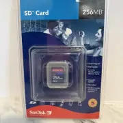 SanDisk - 256MB SD Memory Card For Digital Cameras PDAs for SD Compliant Slot