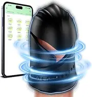 Training Vibrator Male Masturbator, Mens Glans Stimulating Sex Toys, 10 Vibration Modes for Glans Ejaculation Training, Adult Sex Toys for Men Pleasure Prolong Endurance, Adjustable Buckle