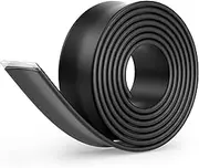 ELECFUN 3 inch Heat Shrink Tubing Roll 3:1 Large Marine Grade Heatshrink Tube Dual Wall Adhesive Lined Shrinkable Wiring Wrap, Fully Insulation (4 Feet Black Tubing)
