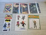 Lot Of Decals & Mini Comics DC Comic Justice League POWER PLAY General Mills