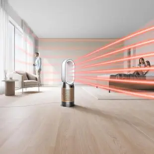 【dyson 戴森】HP09 Purifier Hot+Cool Formaldehyde 三合一甲醛偵測涼暖空氣清淨機 循環風扇(白金色)