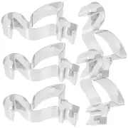 5pcs Fondant Embossing Kids Birthday Party Supplies Cookie Maker Mould