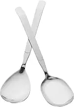 ABOOFAN 2Pcs Stainless Steel Serving Spoon Large Buffet Soup Spoons Serving Spoons Easy to Clean and Dishwasher Safe for Cooking and Serving Foods