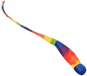 [Generic] Throw and Catch Ball with Rainbow Tail Foam Soft Colorful Playground Toy - Play Balls Safe for Outdoor and Indoor Use, Comet Toys