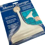 Vintage Chadwick Shower Squeegee with Hook for Hanging White 6” Wide Blade