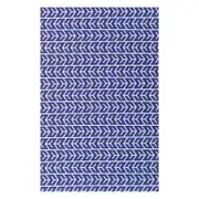 Carey White and Indigo Outdoor Floor Rug