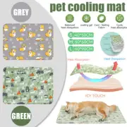 3 Size Pet Cooling Mat Dog Gel Non-Toxic Bed Cat Puppy Sofa Self-cool Summer AU