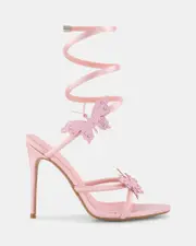 ZAISHA SOFT PINK Open Toe Heels