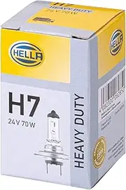 HELLA 8GH 007 157-241 Bulb - H7 - Heavy Duty - 24V - 70W - Socket Type: PX 26 d - Box - Quantity: 1