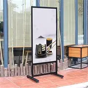 Sign Holder Poster Stand Vertical Stand Floor Publicity Board Exhibition Board Display Stand Poster Stand for Shops, Restaurant