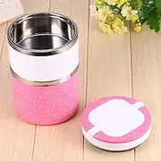 Stackable Leakproof Thermal Lunch Box, Thermal Insulated Box, Adult Stainless Steel Container for Kids, Picnic and Camping