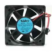 NIDEC D08A-24TS2 05 DC 24V 0.23A 80*80*25MM 2 PIN Inverter cooling fan