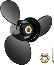 [VEVOR] Outboard Propeller, Replace for OEM 3817469, 3-Blade 14 1/4 x 21 Pitch Aluminium Boat Propeller, Compatible with Volvo Penta SX Drive All Models, with 19 Tooth Splines, RH
