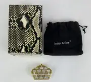 Judith Leiber Rhinestone Purse Pillbox Spectra
