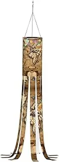 Halloween Garden Old Stained World Map Windsock Lights Halloween Lighted Windsock for Patio Yard Pathway Party Decor