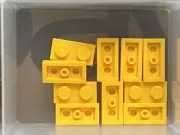 LEGO Parts - Bright Light Orange Plate 1 x 2 - No 3023 - QTY 10
