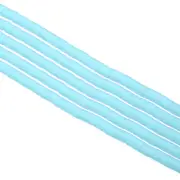 6mm Polymer Clay Beads Spacer, 1750Pcs 5 Strands Round Spacer, Light Blue
