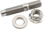 Aeroflow M10 Titanium Stud Locking Nut Kit M10X1.25mm Header Bolt - AF55-2013