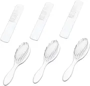 Sosoport 3Sets Brush Comb Kit Multi Use Head Massager for Newborns Gentle Scalp Care for Boys and Safe and Practical Hair Brushes for Delicate Skin