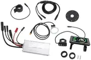 Vuzmode Cycling Motor Controller Kit with Grooved Design, VM-T8 Display, 500W Motor Support, for Various Weather Conditions E-Scooter Brushless Controller