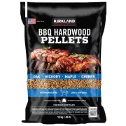 18kg Kirkland Signature Premium BBQ Hardwood Pellets- Perfect for Pellet BBQs