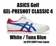 ASICS Golf Shoes GEL-PRESHOT CLASSIC 4 1113A054.100 White / Tuna Blue