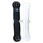 86WL 24 Inch Weaver Air Flex Straight Horse Cinch Girth Black Roll Snug Buckle