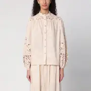 [ZIMMERMANN] Wylie cream colored shirt 1 Beige