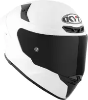 KYT TT-Revo Plain, full face helmet , color: White , size: L