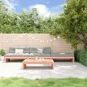 4 Piece Garden Lounge Set with Cushions Solid Wood Douglas, Furniture Sets, Patio Furniture