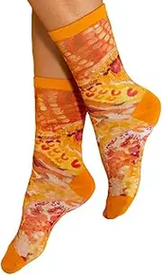 [Generic] Aboriginal Socks - 9-13 US - Cotton, Crew - Unisex, Adult, Men, Ladies - Landscapes - Australia, Indigenous, Souvenir, Gift