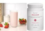 1 x ISAGENIX IsaLean Protein shake Strawberry shake Meal Replacement weight loss