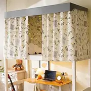 HYJHHY Cartoon Printing Bunk Bed Tent with Rope Closure Blackout Bunk Bed Curtains Universal Dustproof Home Travelling Loft Bed Curtains(Curtain*3+top,1.15M_Koala)