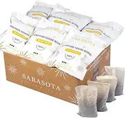 Sarasota Coffee Filter Packs | Medium Roast Breakfast Blend | Low Acid Pouches Gourmet Sampler Gift Set Ground Coffee in Filters | Bulk Individual Packets for 12 Cup Coffee Maker | 2 oz Bags, 12 Count